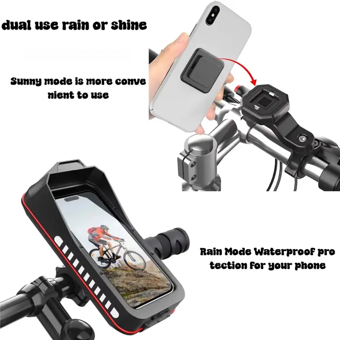 Support de téléphone étanche pour vélo