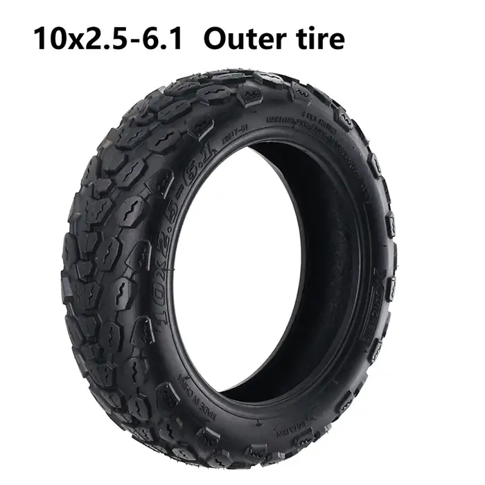 Pneu 10x2.5-6.1 pour pneu 10 pouces 10x2.50 pour pneus de Scooter électrique