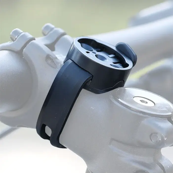 Support d'ordinateur de vélo compatible avec l'interface Garmin pour tige de selle aérodynamique en