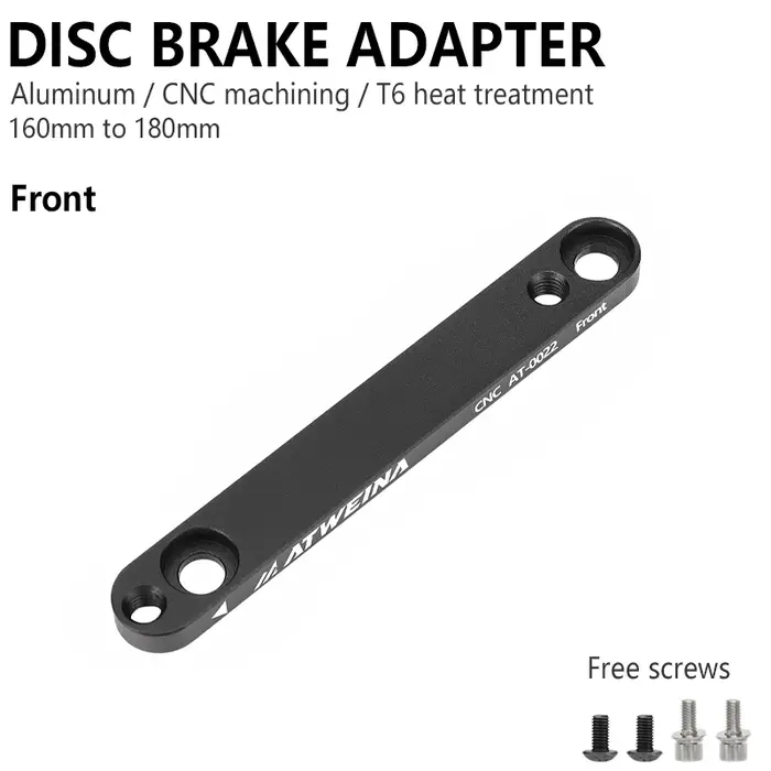 ATWEINA vélo de route vélo frein à disque Aapter montage plat CNC avant arrière 180mm adaptateur de 