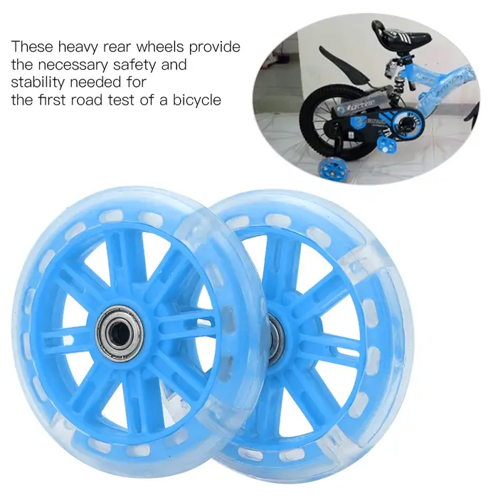 Roues d'entraînement latérales pour vélo, roues d'entraînement pour enfants, pour vélos de 12 à 20 pouces, avec support
