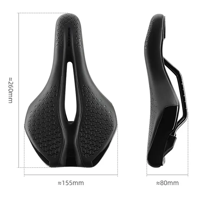 ROCKBROS-Selle de vélo coordonnante en cuir PU, siège de vélo de route de montagne, respirant, antic