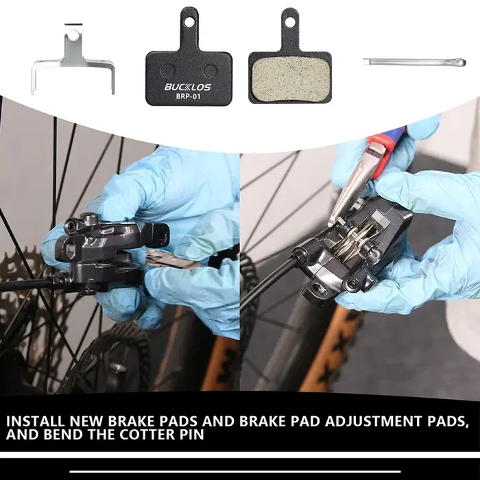BUCKKubResin-Plaquettes de frein à disque hydraulique pour vélo