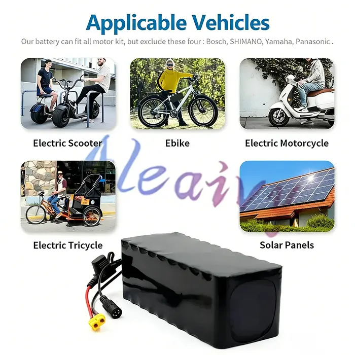 Batterie au Lithium pour Scooter électrique 10S4P 36V