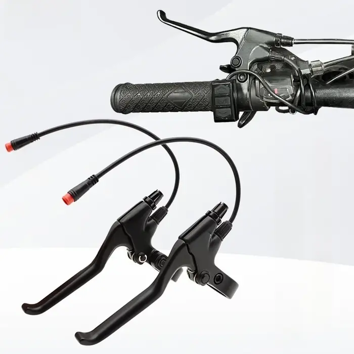 Leviers de frein de vélo électrique à 2 broches