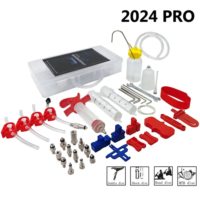 Kit de purge d'huile de frein à disque hydraulique de vélo professionnel