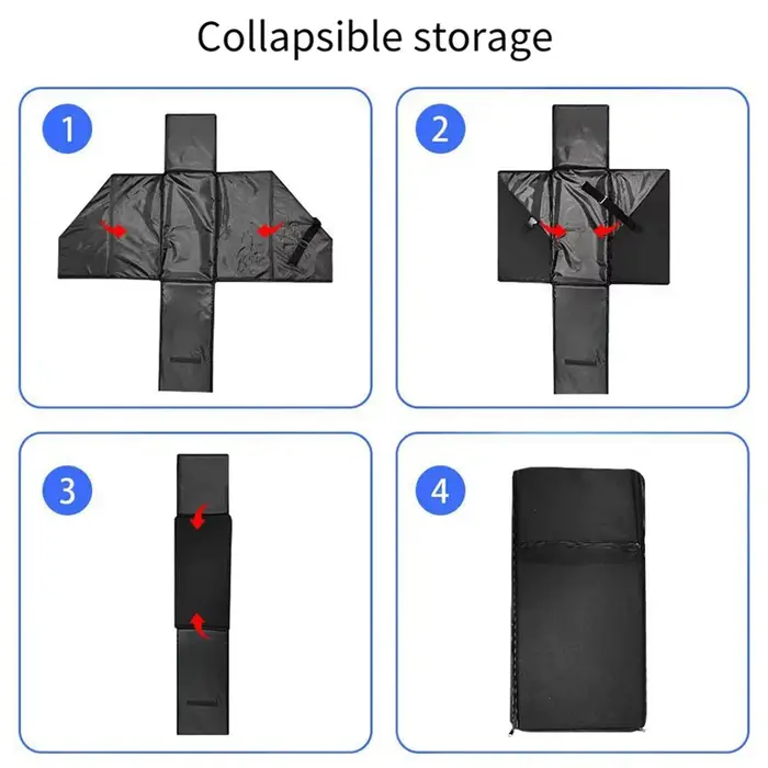 Boîte de rangement de vélo pliante Portable