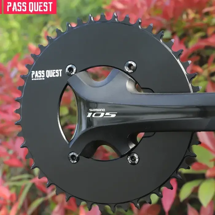 Plateau de pédalier PASS QUEST 4 trous 110BCD ovale étroit-large pour vélo de route R3000 4700 5800 6800 DA9000