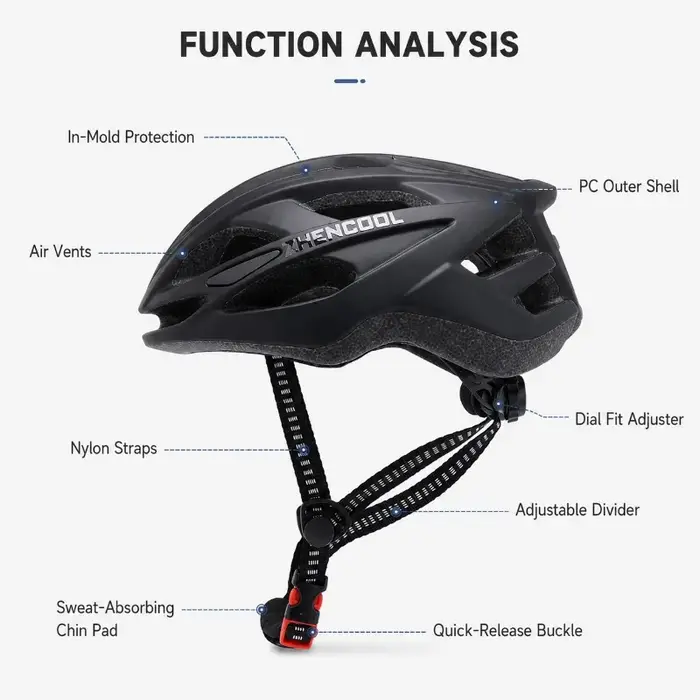 Casque de cyclisme homme femmes route VTT