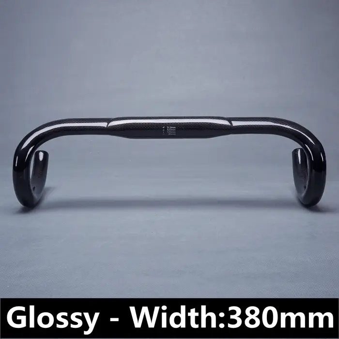 Guidon de vélo en fibre de carbone 3K