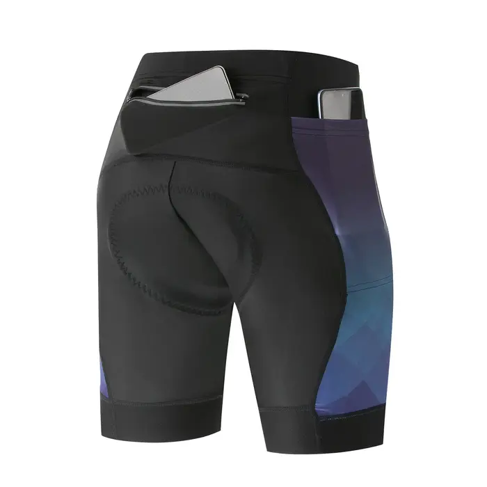 Shorts de cyclisme pour hommes avec rembourrage 3D