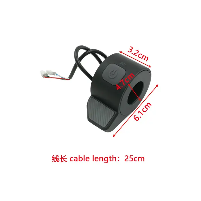 Accélérateur à pouce, pièces de rechange pour accélérateur à doigt pour trottinettes électriques Navee S40 S60 N65i ST3 GT3