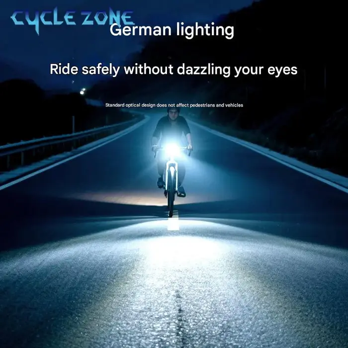 Lampe solaire avant de vélo TYPE-C