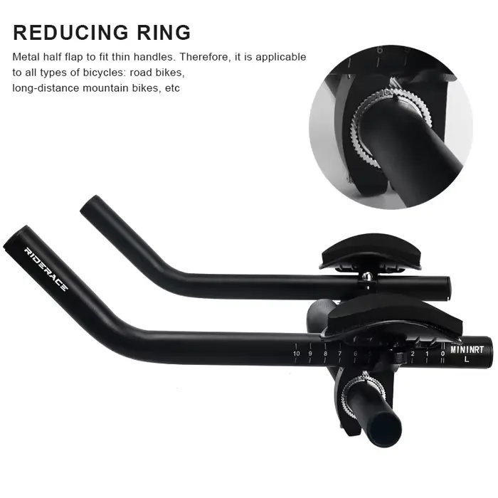 Repose-vélo TT guidon barres aérodynamiques pour cyclisme Triathlon temps d'essai Tri barres en alli