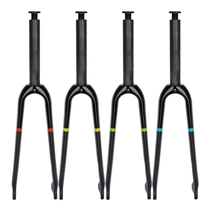 Fourche de frein à disque avant en fibre de carbone pour vélo pliant