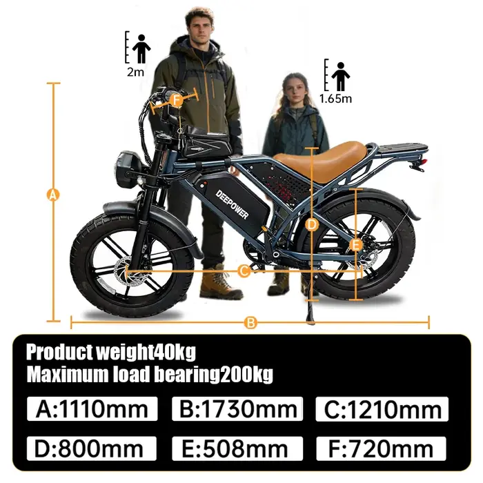 Vélo électrique QS7, moteur sans balais 1500W
