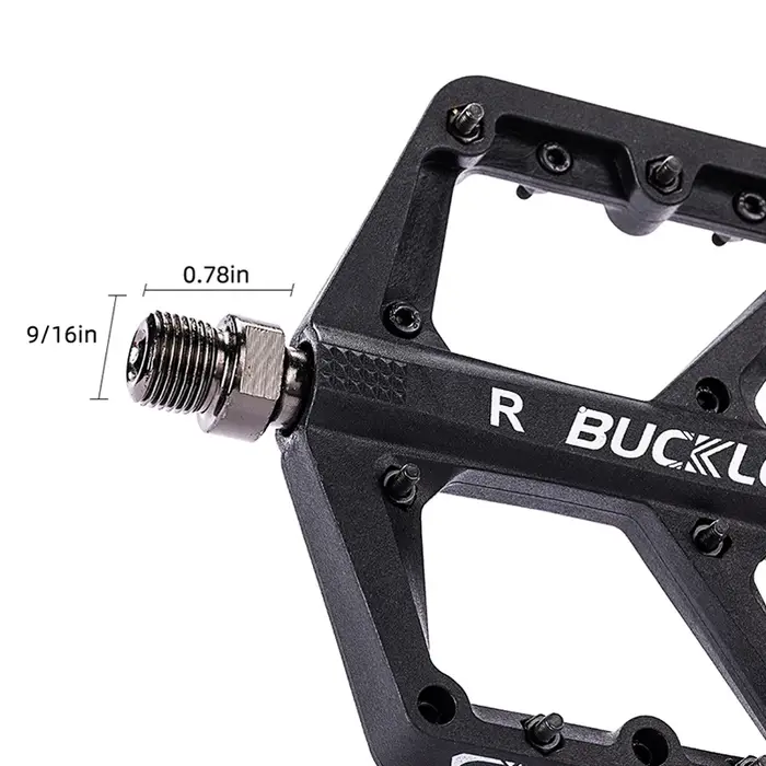 BUCKLOS pédales DU roulement vélo pédale plate-forme ultraléger en Nylon route VTT
