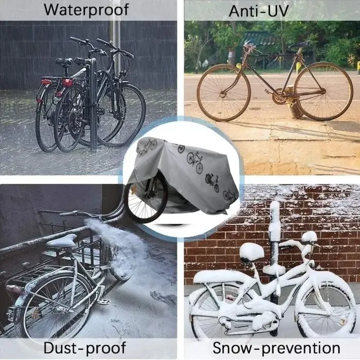 Housse de pluie imperméable pour équipement de vélo