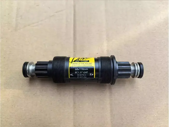 Support de pédalier d'entraînement de vélo ISIS 68x118mm