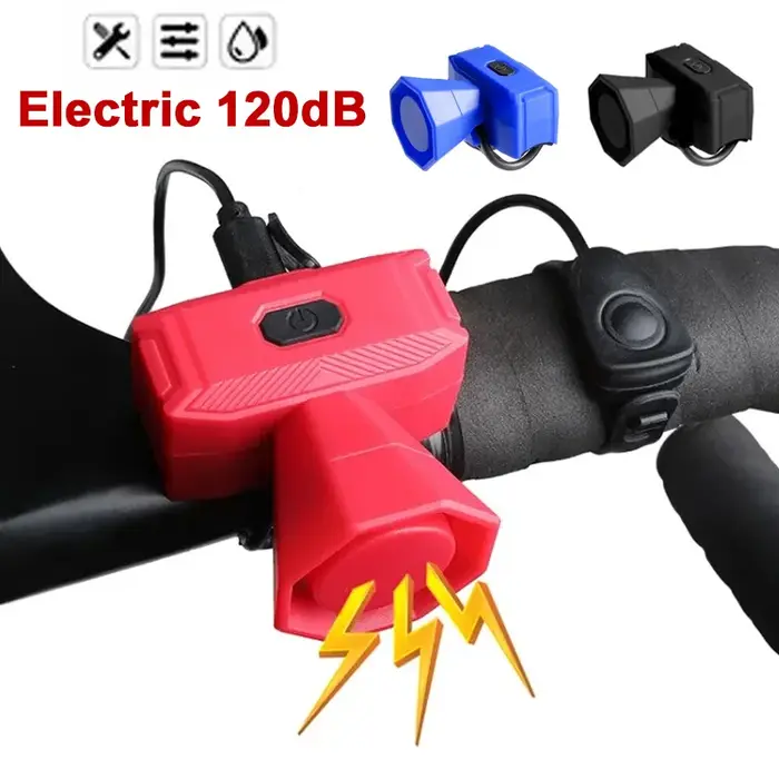 Sonnette de vélo électrique filaire, contrôle de vélo de route, klaxon de vélo Rechargeable par USB, alarme sonore de sécurité, accessoires de cyclisme