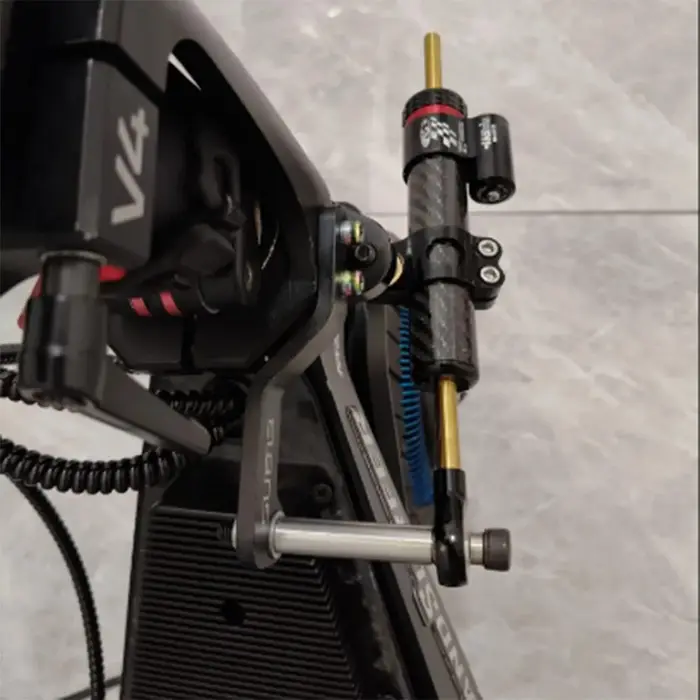 Amortisseur de direction directionnel pour trottinettes électriques AUSOM DT2 PRO & KUGOO F3 PRO MAX 52V à double moteur – Stabilisateur de conduite