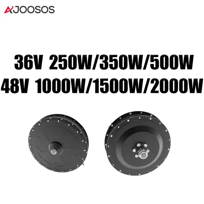 Moteur de moyeu de vélo électrique 36V 48V 250W 350W 500W 2000W 20 24 26 27.5 28 29 pouces 700C avan