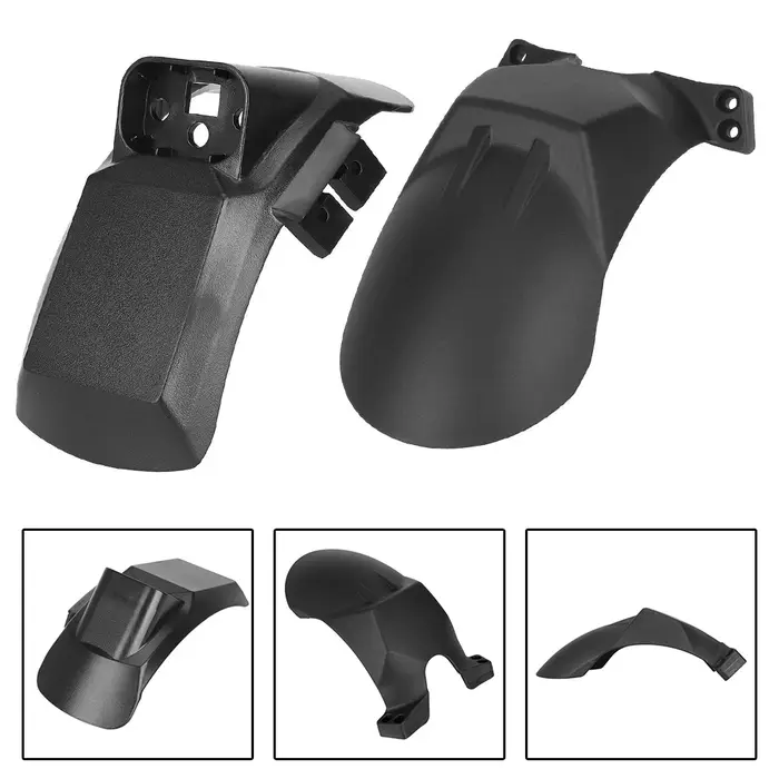 Garde-boue avant et arrière pour scooter électrique Kukirin G2 Pro DB en plastique résistant à l'usure avec protection contre la boue et le sable