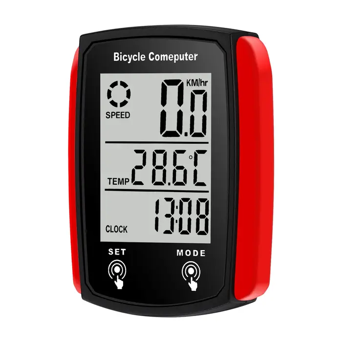 Ordinateur de vélo LCD numérique filaire