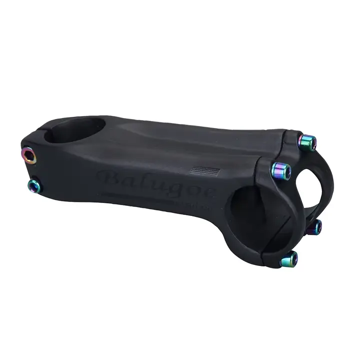 BALUGOE tige de guidon de vélo en carbone ultralégère 6/17 degrés 31.8mm 70mm-130mm puissance tige d