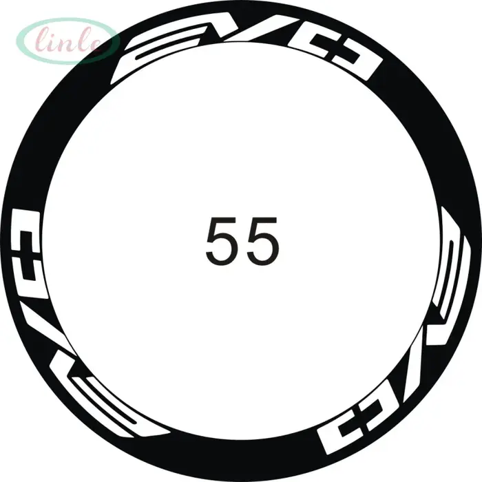 Autocollants décoratifs pour jantes de vélo de course 700c (12 pièces/2 roues/ensemble)