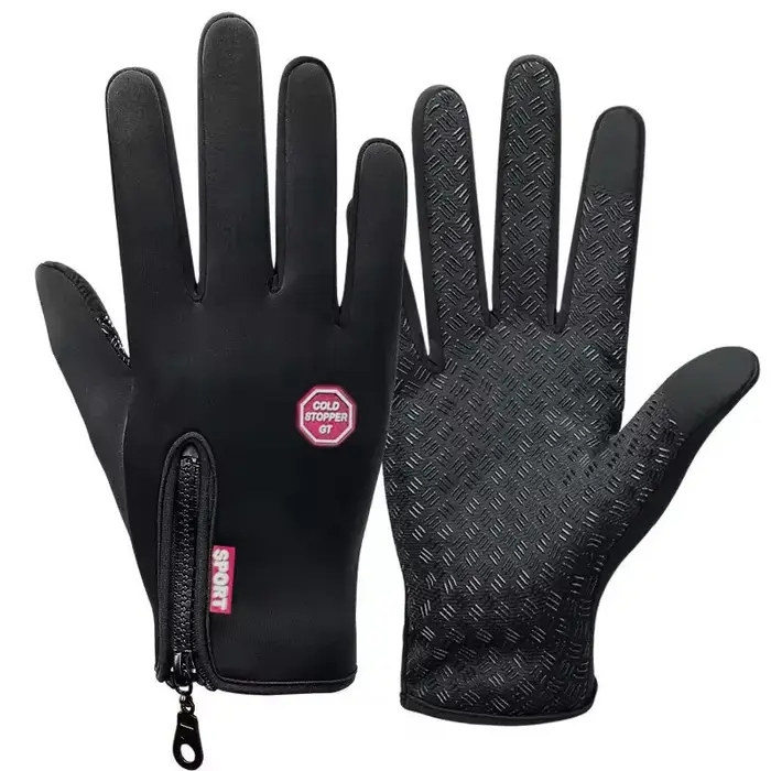 Gants chauds pour écran tactile pour femmes et hommes, imperméables, coupe-vent, antidérapants, pour