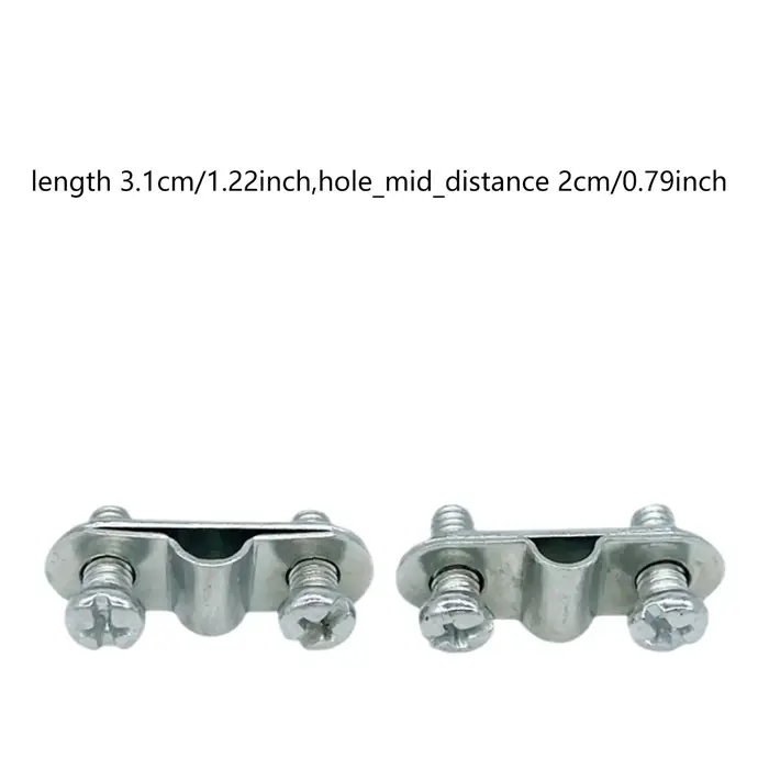2 plaques de fixation pour garde-boue de vélo