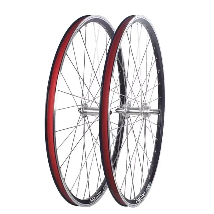 Paire de roues de vélo de route en alliage d'aluminium