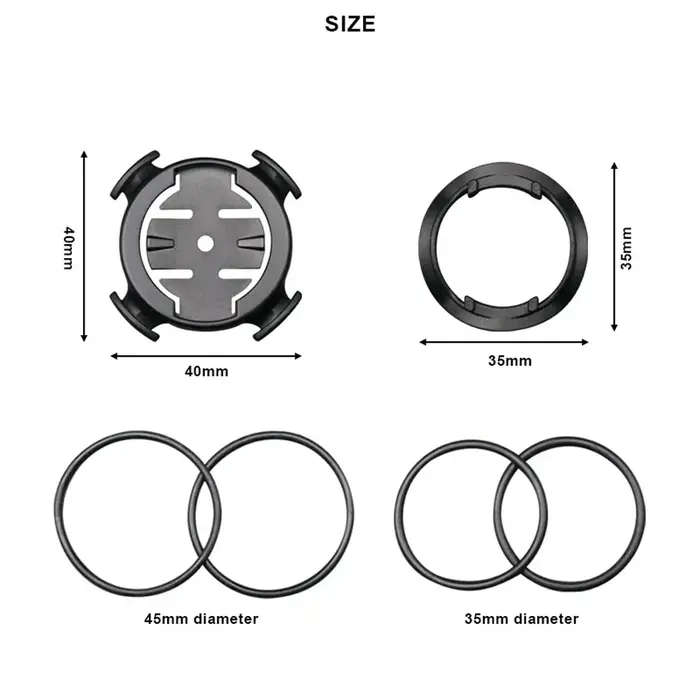 Support de compteur de vitesse de bord de vélo