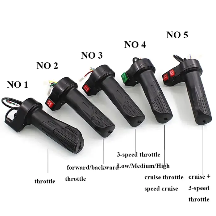 Poignée d'accélérateur à torsion universelle pour vélo électrique, guidon de vitesse, scooter électr