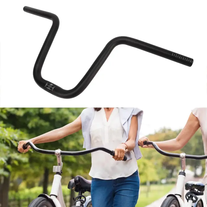 Guidon de vélo de route pliant en alliage d'aluminium extra long