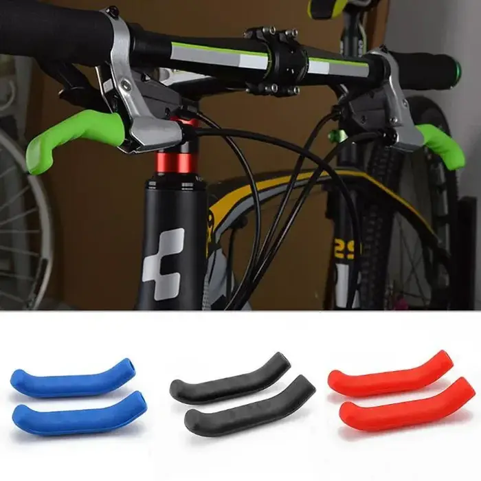 Leviers de frein en silicone pour vélo, 1 paire, accessoires de protection