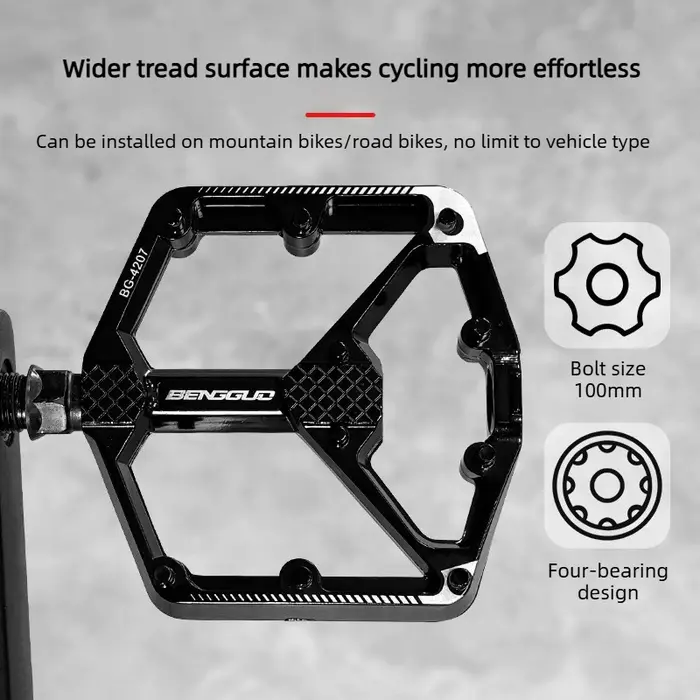 Nouvelles pédales de vélo