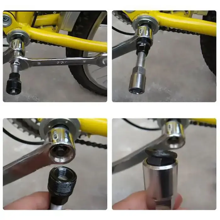 DOMEN extracteur de réparation de manivelle de vélo dissolvant de support inférieur