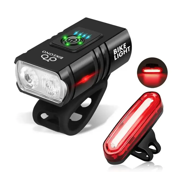 Feu de vélo T6 LED avant USB Rechargeable vtt lampe