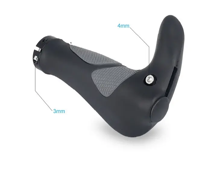 Poignées de guidon de vélo ergonomiques, antichoc et antidérapantes, accessoires confortables pour vélos de montagne et de route, pour l'absorption des chocs
