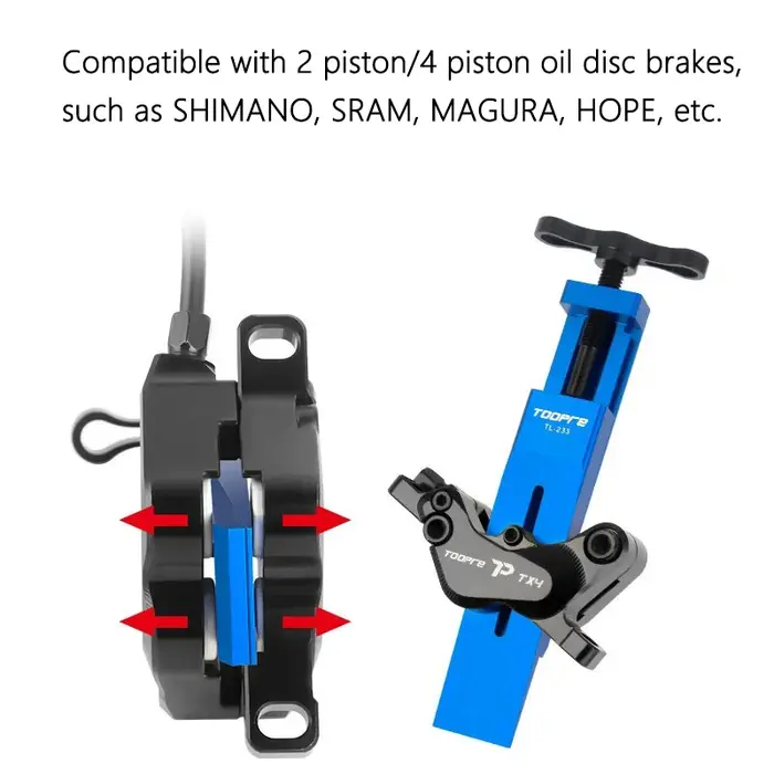 Outil de réinitialisation de piston de vélo