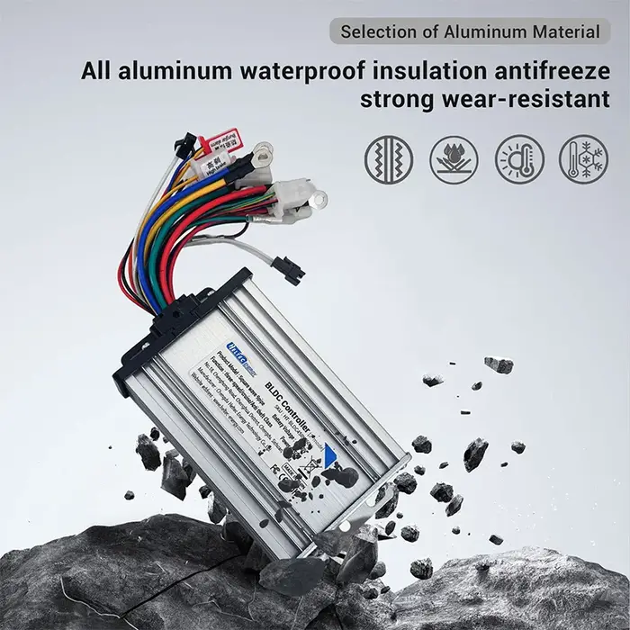 Contrôleur de moteur à courant continu sans balais pour vélo électrique 36V/48V/60V 500W