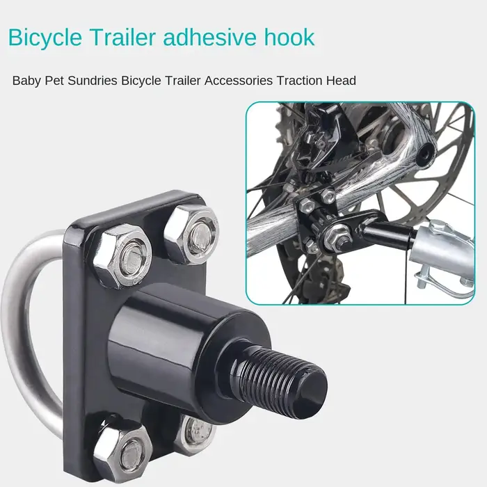 Attache de remorque pour vélo, coupleur de remorque de transport pour vélo, connecteur d'attache de remorque pour remorques pour enfants et la plupart des vélos