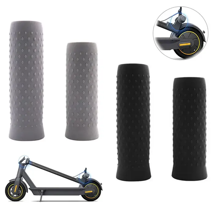 Poignée de Guidon en Caoutchouc Antidérapante Ergonomique et Confortable pour Scooter Électrique