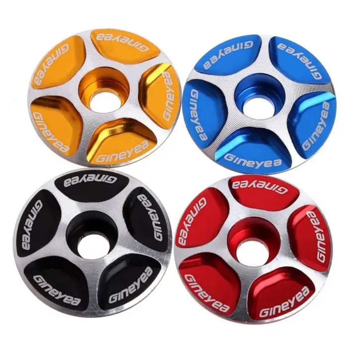 Capuchon de potence de vélo en alliage d'aluminium pratique, noir, rouge, bleu, or, léger, accessoires de potence de vélo sans filetage pour sports de plein air