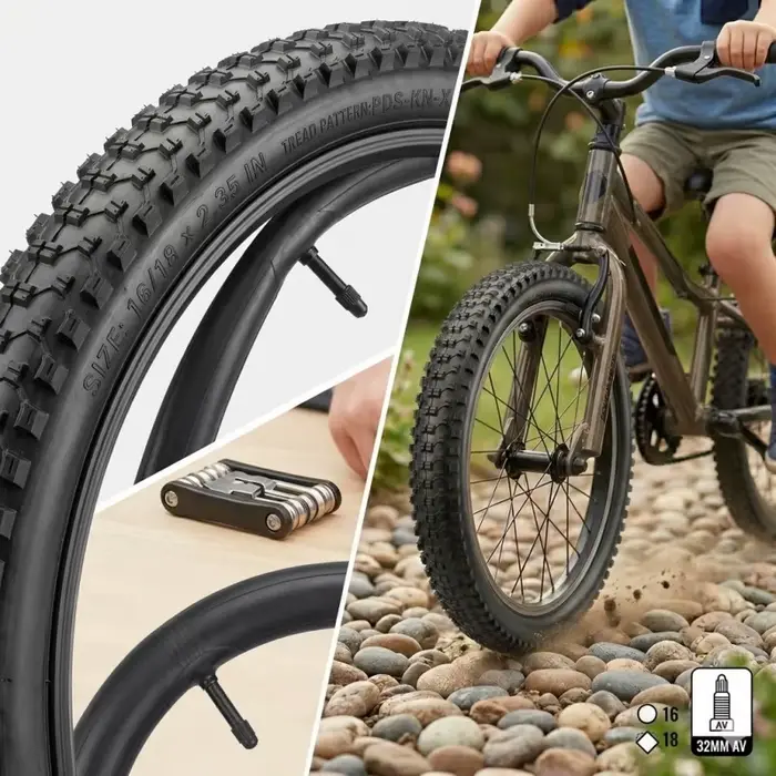Ensemble de pneus et chambres à air pour vélo 20