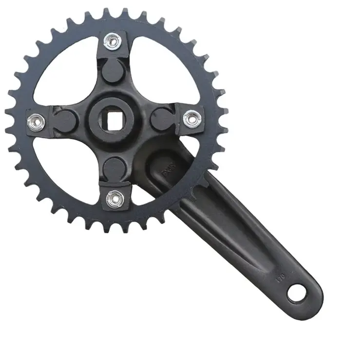 104BCD – pignon de manivelle de vélo, 152/165/170mm, pour vtt, trou carré, 30T 32T 34T 36T 38T, plat