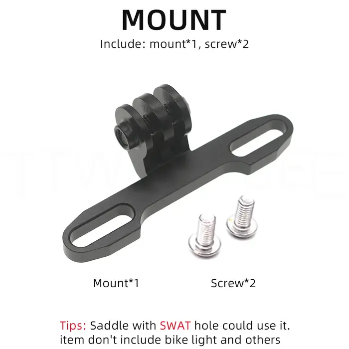 TWTOPSE-Support d'éclairage arrière pour vélo, coussin de dégager spécialisé, POWER ROMIN TOUPE, SWA
