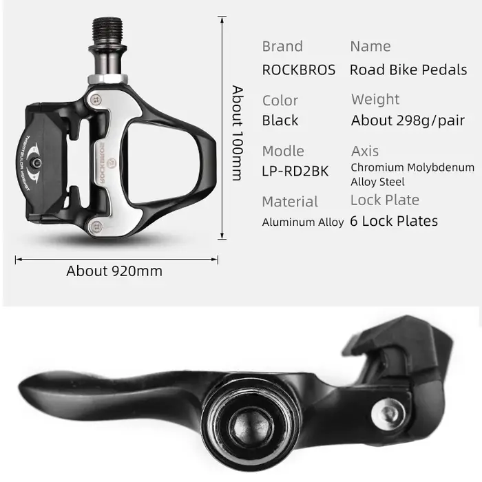 ROCKBROS – pédales autobloquantes pour vélo de route